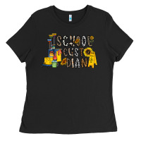 Black school cust dian Ladies Tee - CowhideDigitalArt