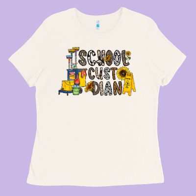 School Cust Dian Ladies Tee Designed By Cowhidedigitalart