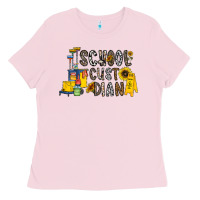 Bubblegum Pink school cust dian Ladies Tee - CowhideDigitalArt