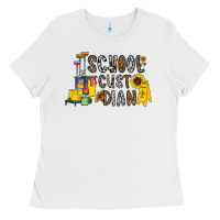 White school cust dian Ladies Tee - CowhideDigitalArt