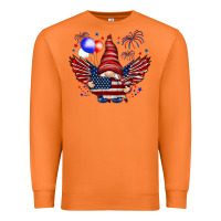 Carrot Gnome with 4th Of July elements Premium Sweatshirt - HowdyJamesFarm