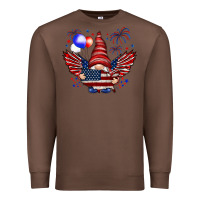 Chestnut Gnome with 4th Of July elements Premium Sweatshirt - HowdyJamesFarm
