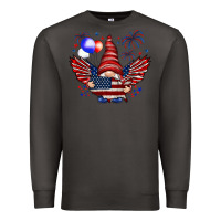 Smoke Gnome with 4th Of July elements Premium Sweatshirt - HowdyJamesFarm
