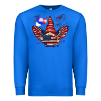 True Royal Gnome with 4th Of July elements Premium Sweatshirt - HowdyJamesFarm