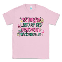 Bubblegum Pink retired library kid present bookish girlie Classic Tee - MaliasSmallBusiness