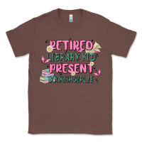 Chestnut retired library kid present bookish girlie Classic Tee - MaliasSmallBusiness