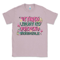 Lilac retired library kid present bookish girlie Classic Tee - MaliasSmallBusiness