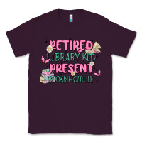 Plum retired library kid present bookish girlie Classic Tee - MaliasSmallBusiness