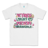 White retired library kid present bookish girlie Classic Tee - MaliasSmallBusiness