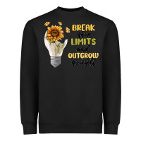 Black break your limits Heavyweight Sweatshirt - MaliasSmallBusiness