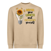 Mushroom break your limits Heavyweight Sweatshirt - MaliasSmallBusiness