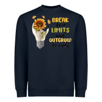 Navy break your limits Heavyweight Sweatshirt - MaliasSmallBusiness