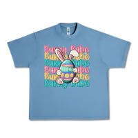 Pebble Blue bunny babe Urban Heavy Tee - MaliasSmallBusiness