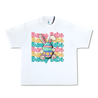 White bunny babe Urban Heavy Tee - MaliasSmallBusiness