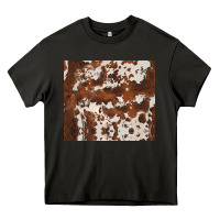 Asphalt brown cowhide Heavy Core Tee - BarkalooDesign