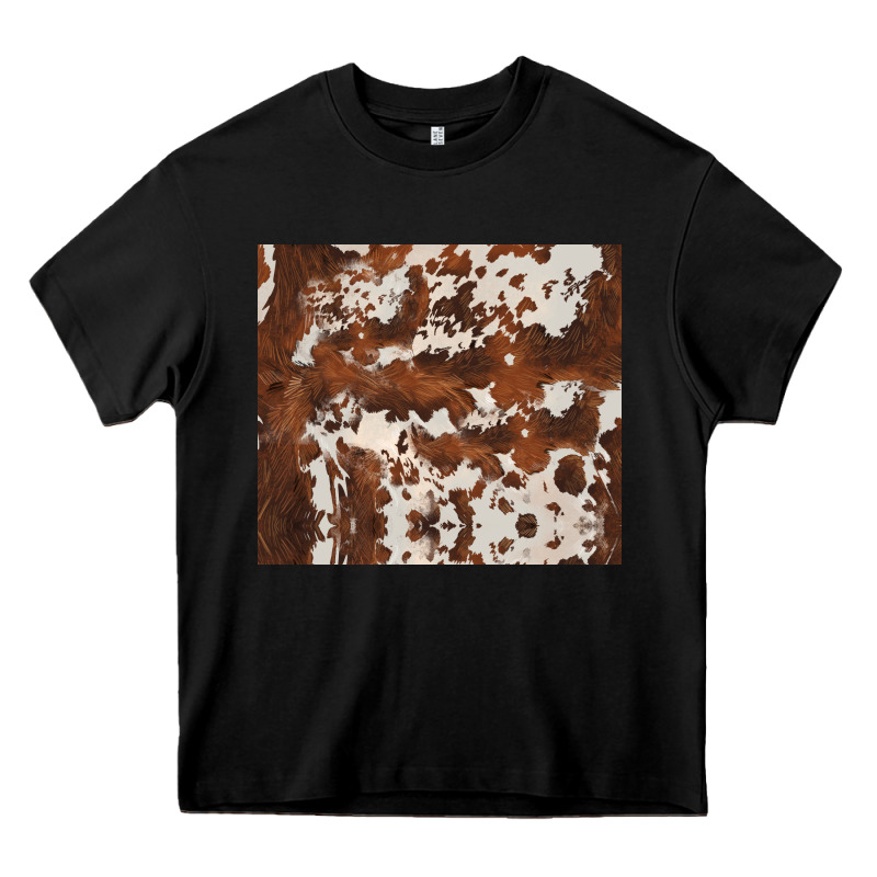 Brown Cowhide Heavy Core Tee by BarkalooDesign | Teevron