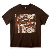 Chocolate Brown brown cowhide Heavy Core Tee - BarkalooDesign