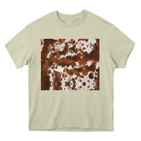 Mossy brown cowhide Heavy Core Tee - BarkalooDesign