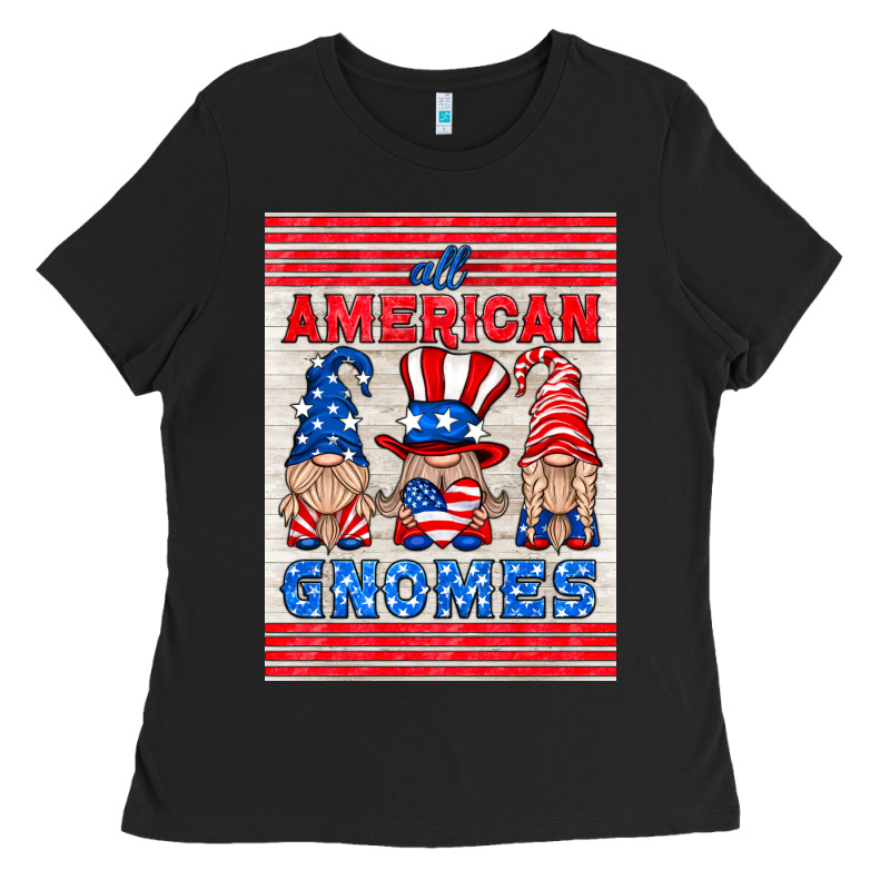 All American Gnomes Air Freshener Ladies Tee by HRA Design Shop | Teevron