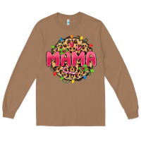 Toasted Coconut mama christmas lights Long Sleeve Tee - MaliasSmallBusiness