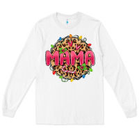 White mama christmas lights Long Sleeve Tee - MaliasSmallBusiness