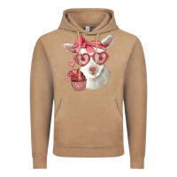 Vintage Coffee cute baby lamb valentines day Vintage Hoodie - Jasminsmagicworld