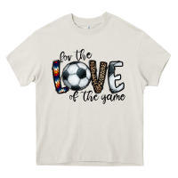 Cream for the love of the game socer Heavy Core Tee - CowhideDigitalArt