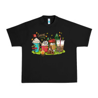 Black camp coffee drink Urban Heavy Tee - MaliasSmallBusiness