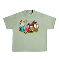Oil Green camp coffee drink Urban Heavy Tee - MaliasSmallBusiness