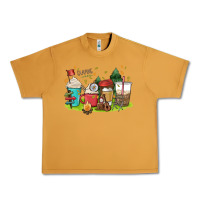 Peanut Butter camp coffee drink Urban Heavy Tee - MaliasSmallBusiness
