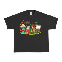 Pigment Black camp coffee drink Urban Heavy Tee - MaliasSmallBusiness