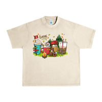 Sandshell camp coffee drink Urban Heavy Tee - MaliasSmallBusiness