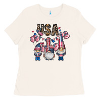 Bone usa america gnome Ladies Tee - CowhideDigitalArt