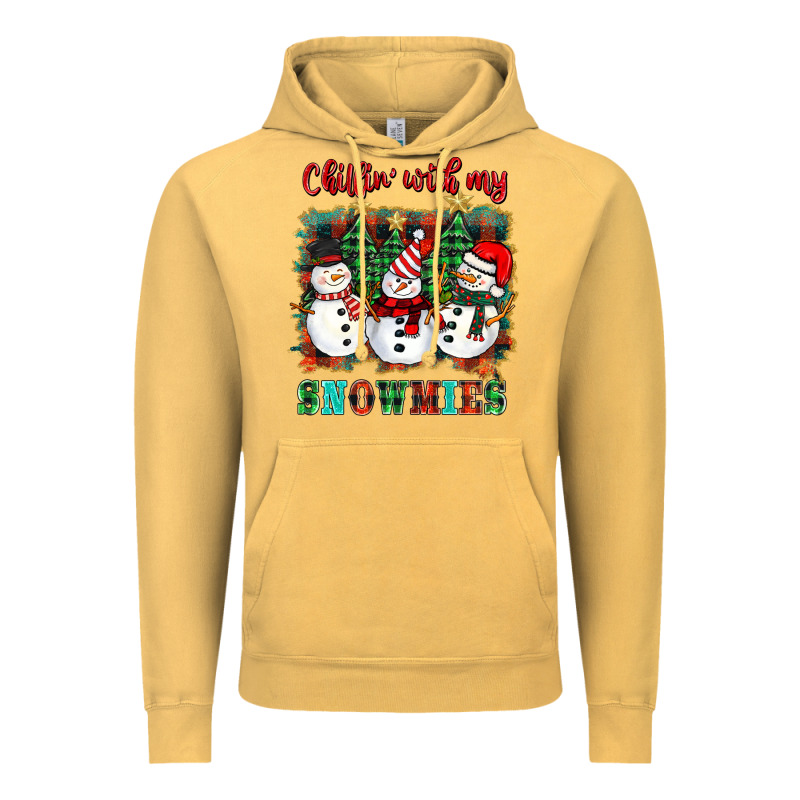 Chillin With My Snowies Vintage Hoodie by BarkalooDesign | Teevron