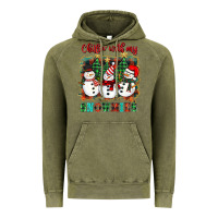 Vintage Olive chillin with my snowies Vintage Hoodie - BarkalooDesign