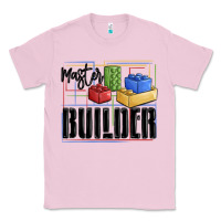 Bubblegum Pink master builder Classic Tee - MaliasSmallBusiness