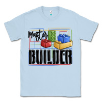 Dusty Blue master builder Classic Tee - MaliasSmallBusiness
