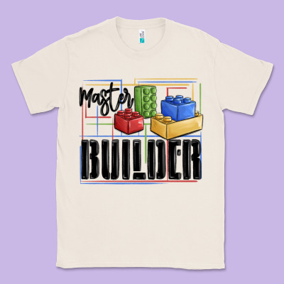Master Builder Classic Tee Designed By Maliassmallbusiness