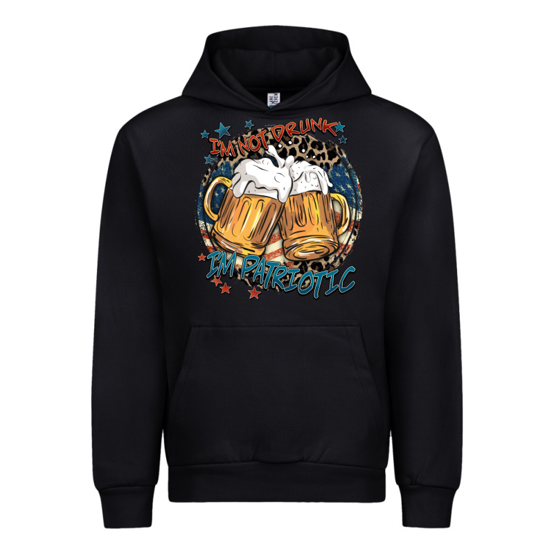 I'm Not Drunk I'm Patriotic Urban Hoodie by FaDigitalArtStudio | Teevron