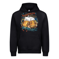 Black I'm not drunk i'm patriotic Urban Hoodie - FaDigitalArtStudio
