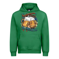 Emerald I'm not drunk i'm patriotic Urban Hoodie - FaDigitalArtStudio
