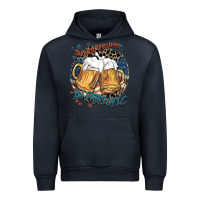 Navy I'm not drunk i'm patriotic Urban Hoodie - FaDigitalArtStudio