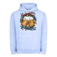 Pigment Grape Ice I'm not drunk i'm patriotic Urban Hoodie - FaDigitalArtStudio