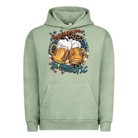 Pigment Oil Green I'm not drunk i'm patriotic Urban Hoodie - FaDigitalArtStudio