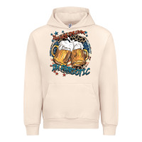 Sandshell I'm not drunk i'm patriotic Urban Hoodie - FaDigitalArtStudio