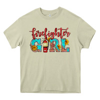 Mossy firefighter son girl Heavy Core Tee - HRA Design Shop