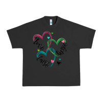 Pigment Black faith hope love Urban Heavy Tee - MaliasSmallBusiness