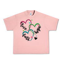 Salmon faith hope love Urban Heavy Tee - MaliasSmallBusiness