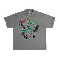 Tornado faith hope love Urban Heavy Tee - MaliasSmallBusiness