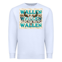 White wallen with bull skull Premium Sweatshirt - TumblerDesignByShophia